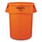 Rubbermaid Commercial Brute Round Containers, 44 gal, Orange 2119307 - alternate 1